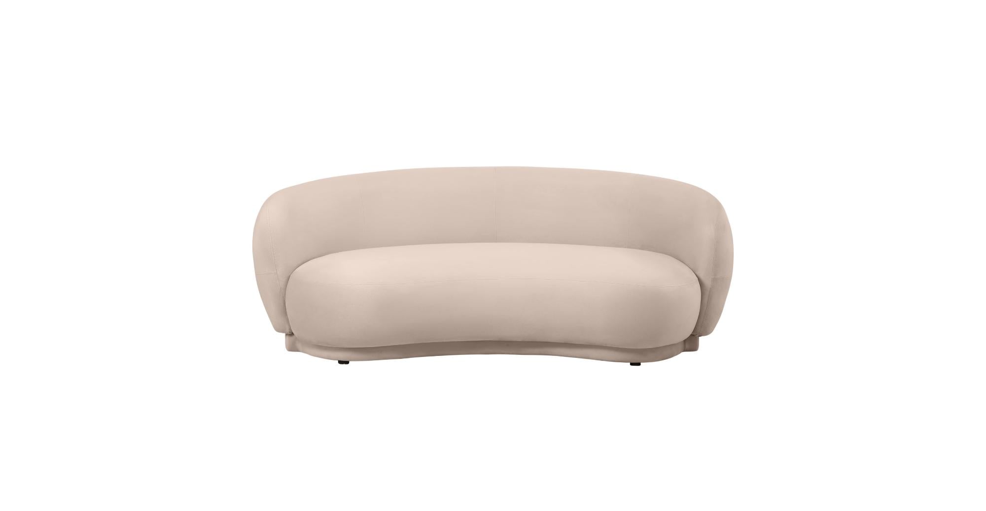 Faze 3-Seater Wide Couch Sofa Upholstered in Velvet